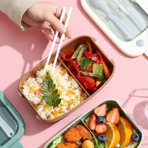 Simple Compartment Micorwaveable Lunch Box