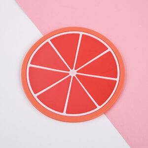 Customized Fruit PVC Insulated Coaster