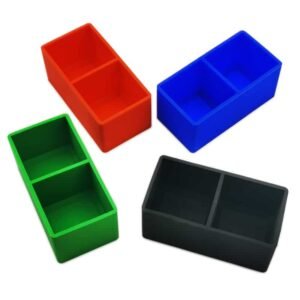 2 in 1 Silicone Ice Cube Mold