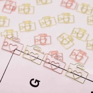 Electroplating Camera Shaped Metal Paperclips