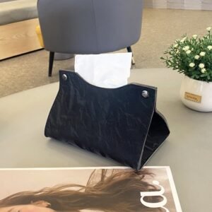 Stylish Leather Napkin Box