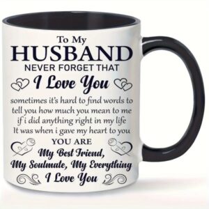 Colored Stoneware Mug With C-Handle