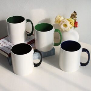 Large Capacity Heat Transfer Ceramic Mug 15oz