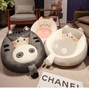 Multifunctional Cute Cat Padded Cushion