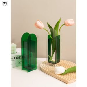Customized Durable Colorful Acrylic Vase