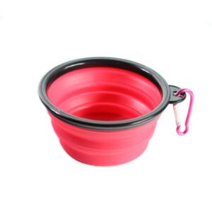 Folding Dog Bowls with Carabiner