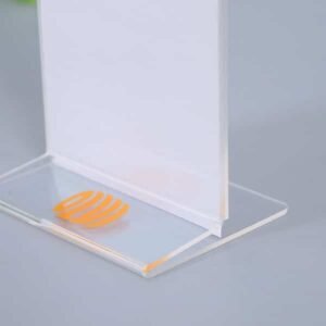 T Shaped Acrylic Table Tent