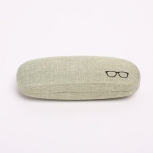 Multicolor Linen Hard Shell Glasses Case Sunglasses Box