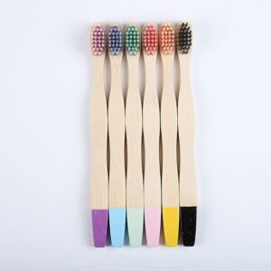 Children-  Colorful Soft Bamboo Toothbrush