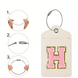Customizable Leather Luggage Tag