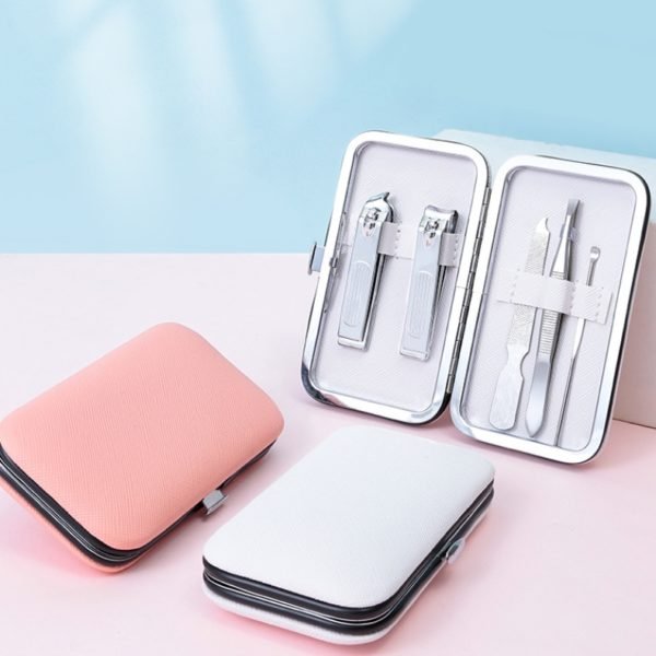 Portable Stainless Steel Manicure 5-Piece Set