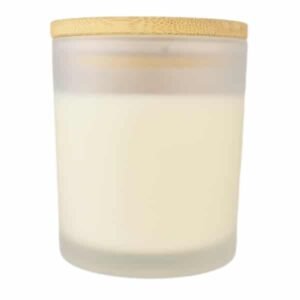 Soy Wax Candle in Glass Jar with Bamboo Lid 10 oz