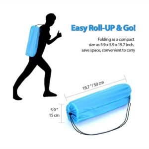 Portable Folding Lounger Beach Tanning Mat with Logo