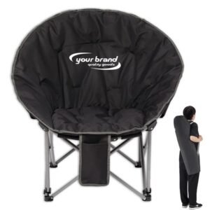 Folding Moon Chair ( 400lbs Capacity) - Personalization with Logo