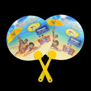 Plastic Fan with Full Color