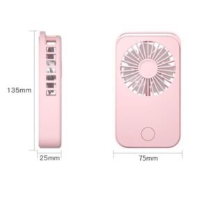 Summer Cute Square Handheld USB Rechargeable Fan