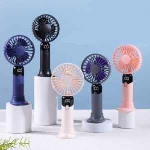 Summer Handheld USB Rechargeable Fan with Lanyard