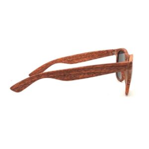Imitation Wood Grain PC Sunglasses
