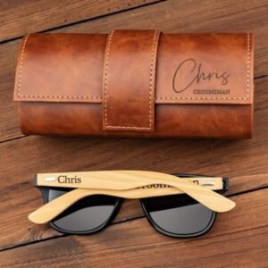 UV400 WoodeSunglassesith PC Lenses