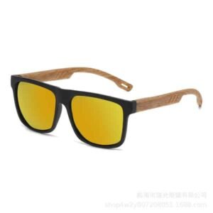 UV400 Anti-ultraviolet Bamboo-wood Sunglasses
