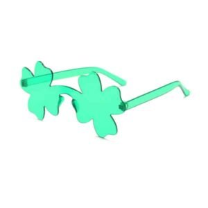 Clover Transparent Frameless Sunglasses