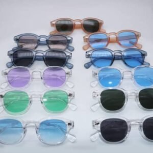 Transparent Rice Stud Sunglasses