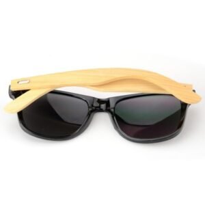 Retro WoodeSunglassesith Rice Studs