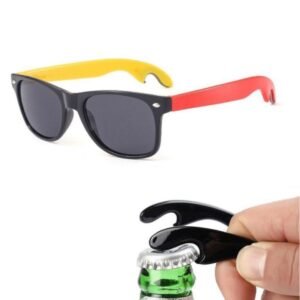 Two-in-one ClassiSunglassesith Bottle Opener