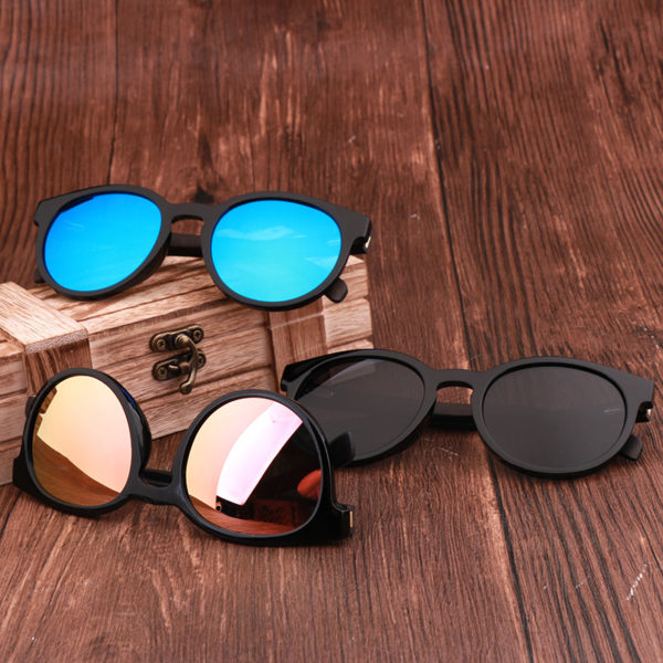 RounSunglassesood Frame