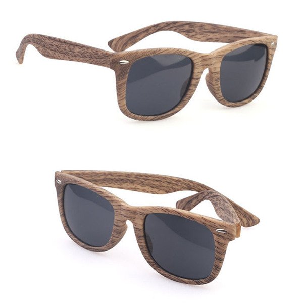 Retro WoodgraiSunglassesamboo Design