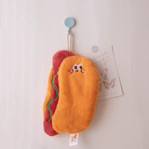 Hamburger Sandwich Food Children-  Hand Towel