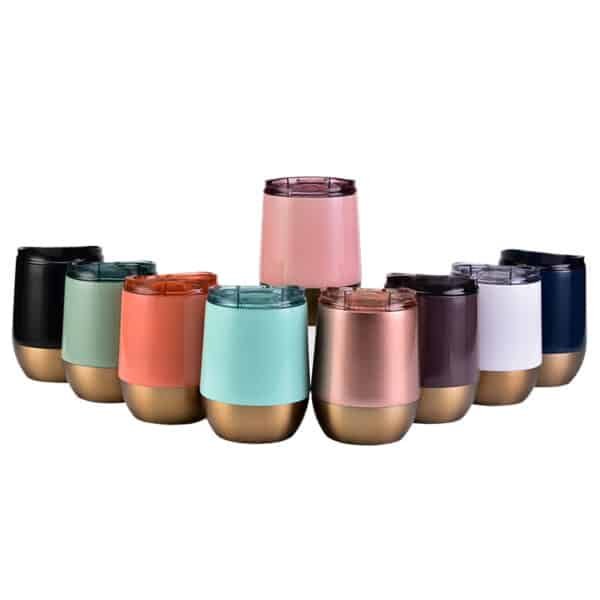 Double-layer 12oz Stainless Steel U-shaped Insulated Tumbler with Lid - 图片 2