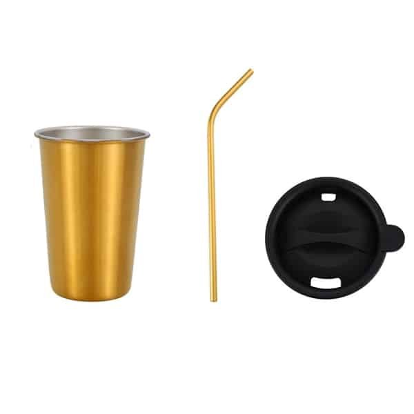 Pint Cup With Straw - Image 2