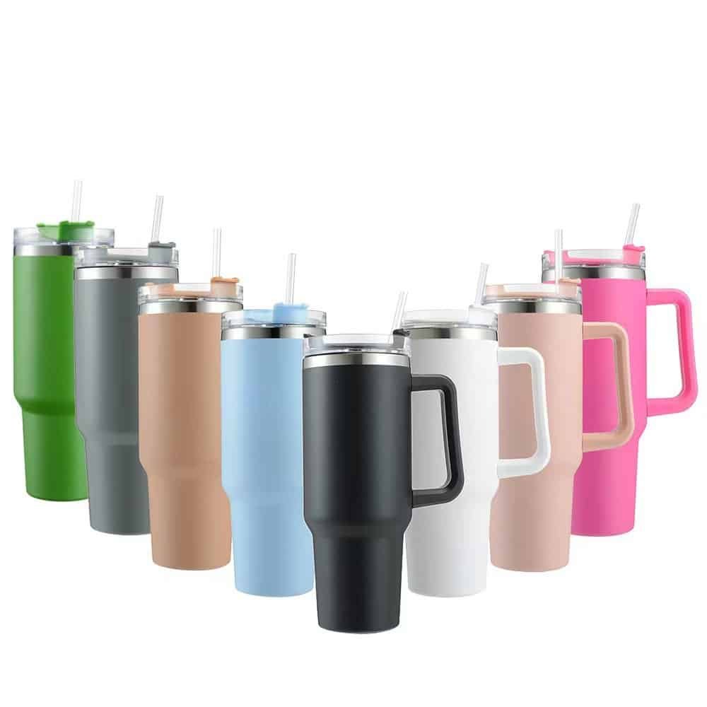 Multi-color Tumbler With Handle 20OZ - 图片 2