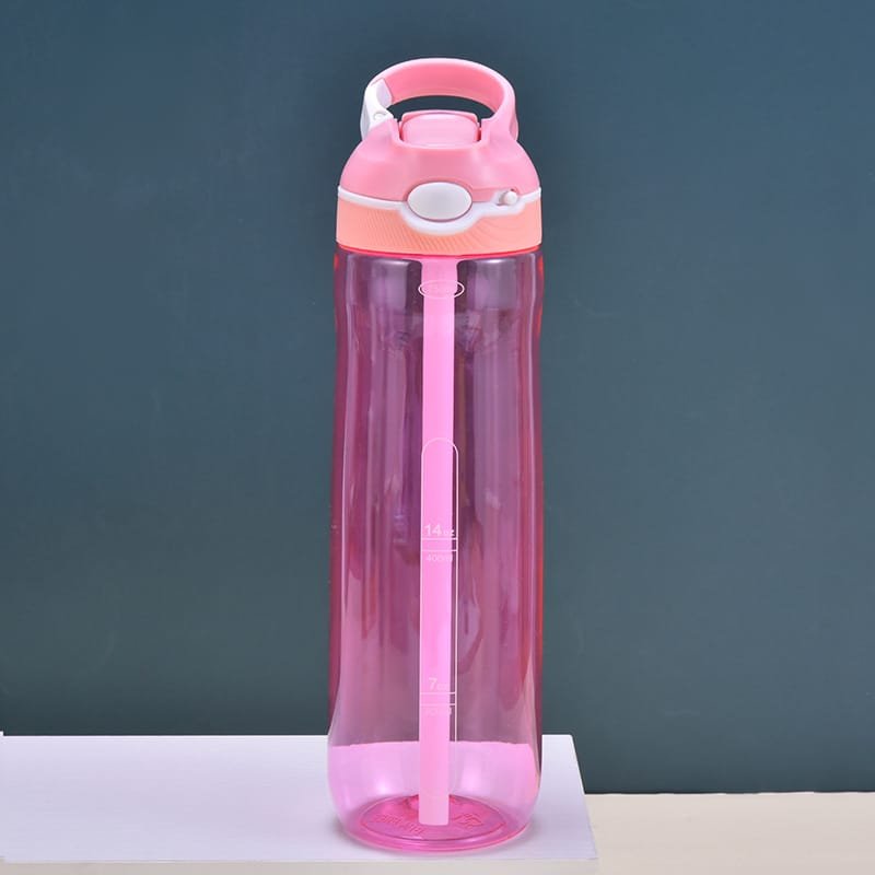 Tritan Portable Sports Water 25oz Bottle with Straw - Image 2