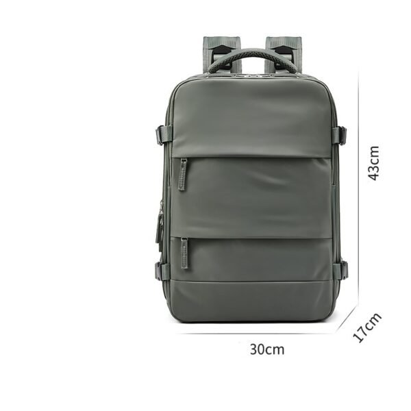 Multi-Pocket USB Charging Backpack - Image 2