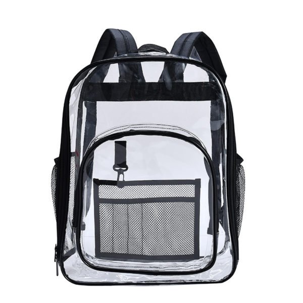 Multicoloured Clear PVC Backpack - Image 2
