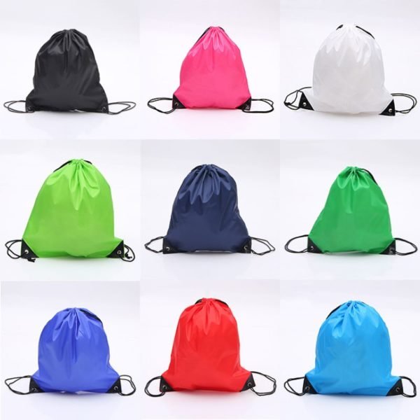 210D Polyester Drawstring Backpack - Image 2