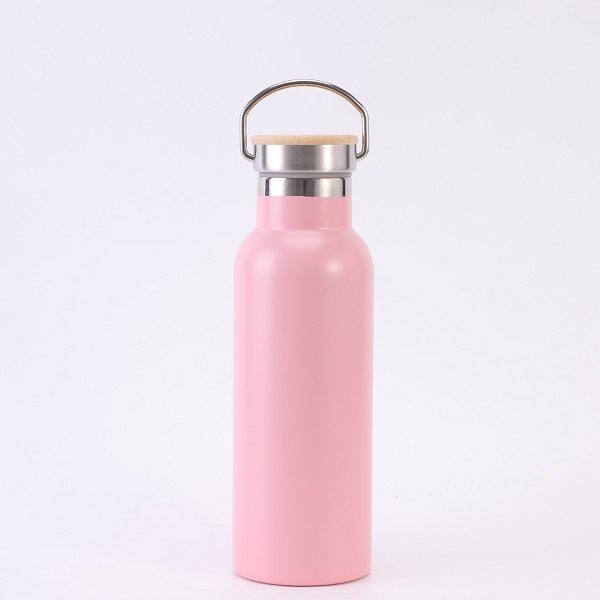 Stainless Steel 17oz Double-Wall Vacuum Bottle With Loop Top - 图片 2