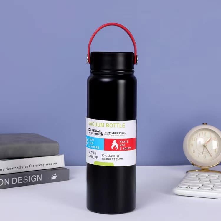 Large Capacity 28oz Stainless Steel Insulated Bottle with Carry Loop - 图片 2