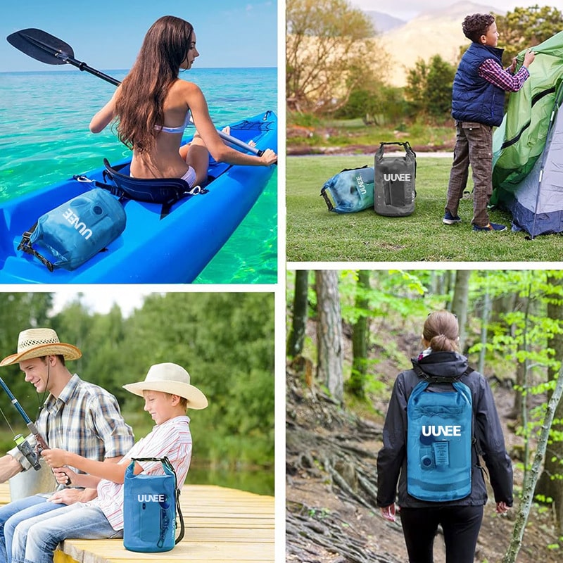 Outdoor 5L Clear Waterproof Foldable Backpack - 图片 2