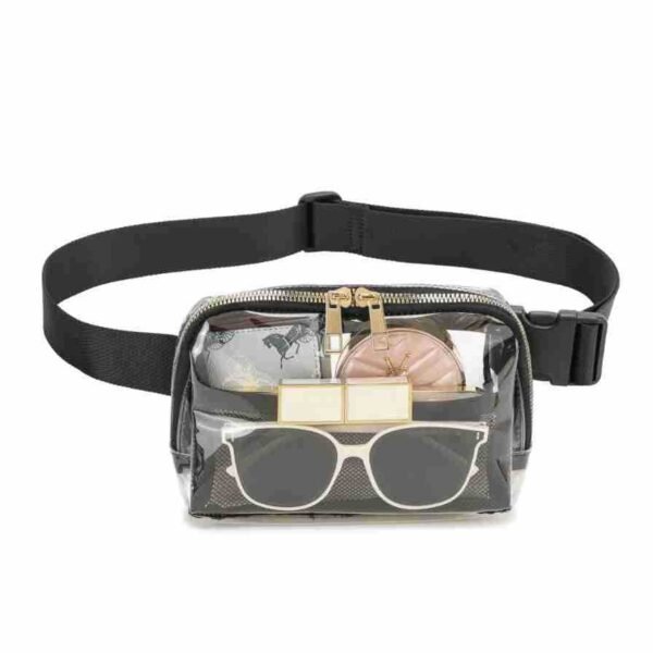 Stadium Approved Clear PVC Fanny Pack Crossbody Bags - Image 2