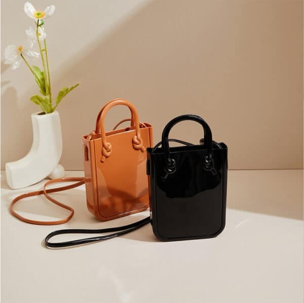 PVC Jelly Gel Crossbody Hand Bag - Image 2
