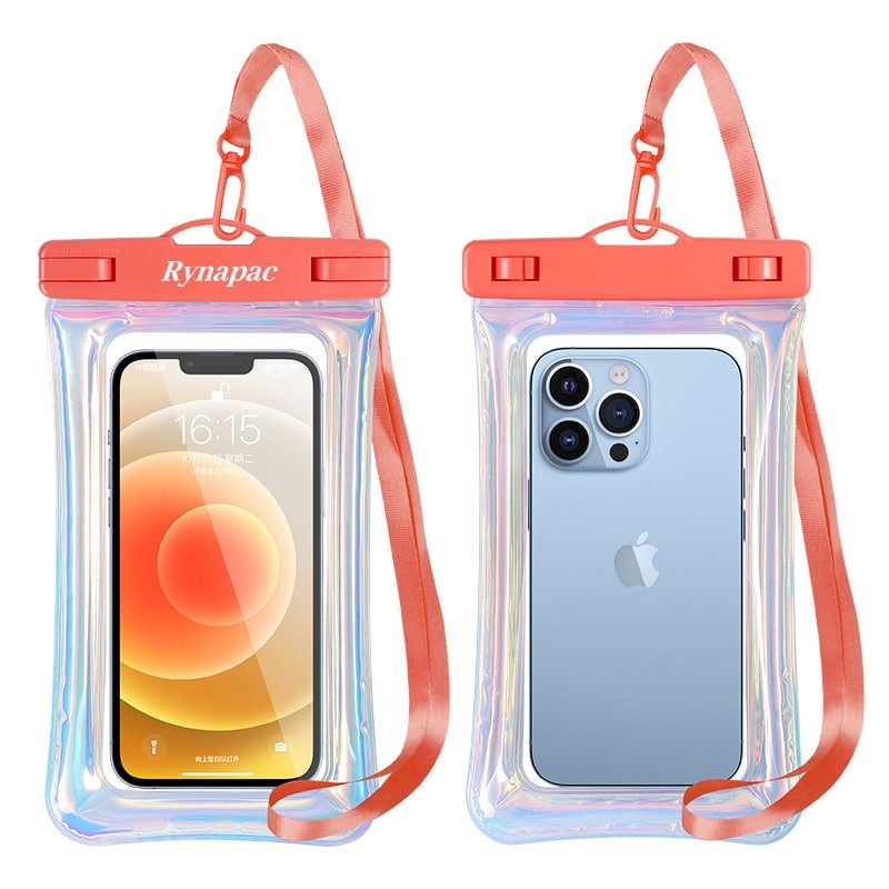 Multicolored Flotation Cell Phone Waterproof Pouch - Image 2