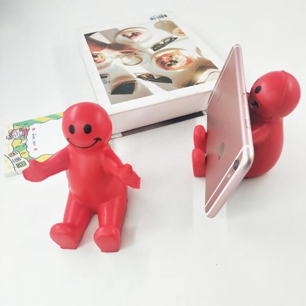New PU Smiley Person Ornament Cell Phone - Image 2