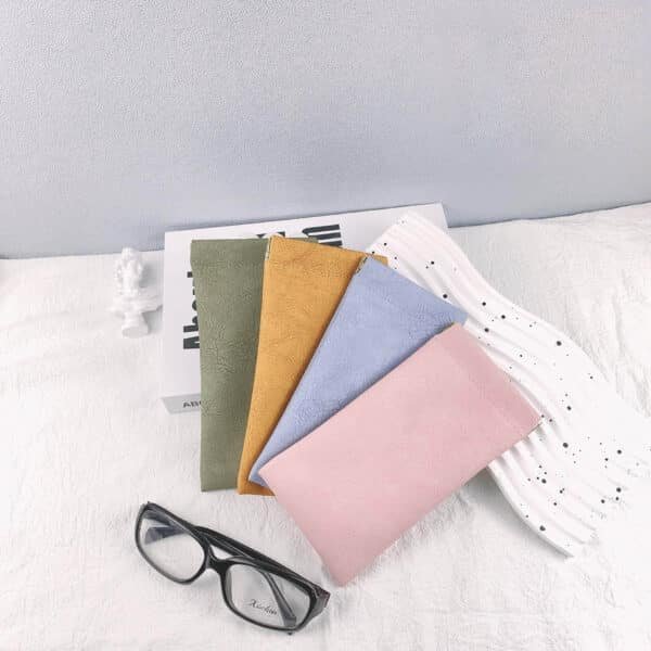 Multi-colored PU Sunglasses Pouch - Image 2