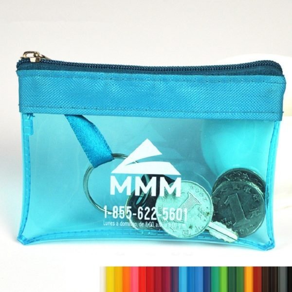 Custom Clear Coin Key Pouch Translucent - Image 2