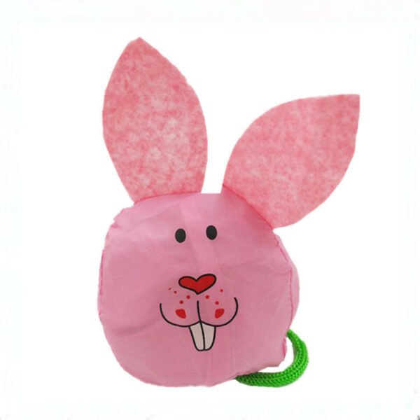 Polyester Rabbit Foldable Shopping Bag - Image 2