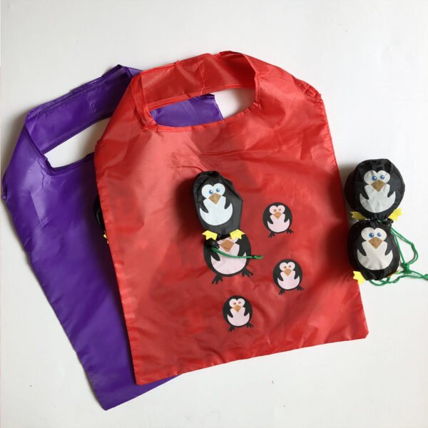 Polyester Penguin Foldable Shopping Bag - Image 2