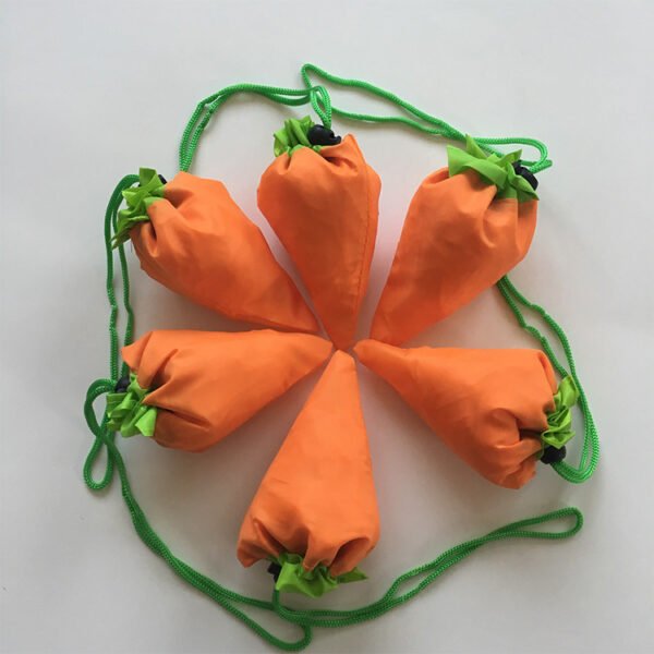 Polyester Carrot Foldable Shopping Bag - Image 2
